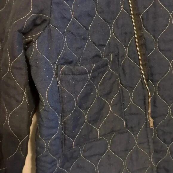 Vintage flame proof quilted jacket Topps safety apparel - Picture 3 of 8